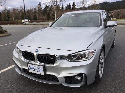 2014 BMW 328d front-end damage repair project